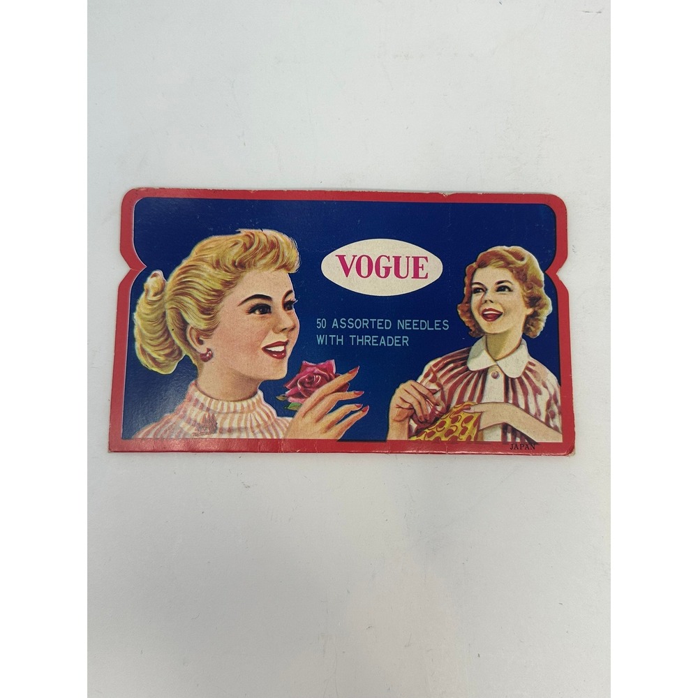Assorted Vogue Sewing Needles & Threader, Paper Booklet of 35 Needles A2